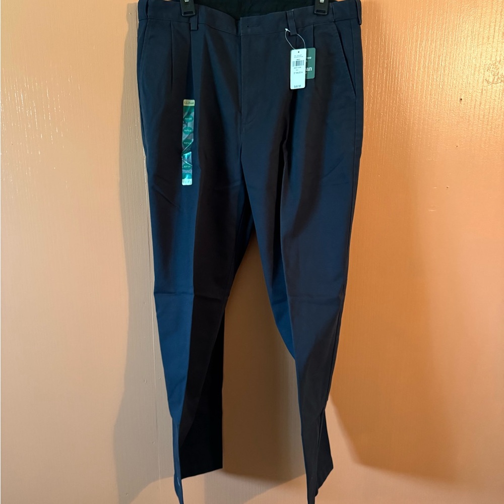 🎄5 for $20 L.L. Bean Men’s Blue Tapered Dress Pants NWT | Waist 37